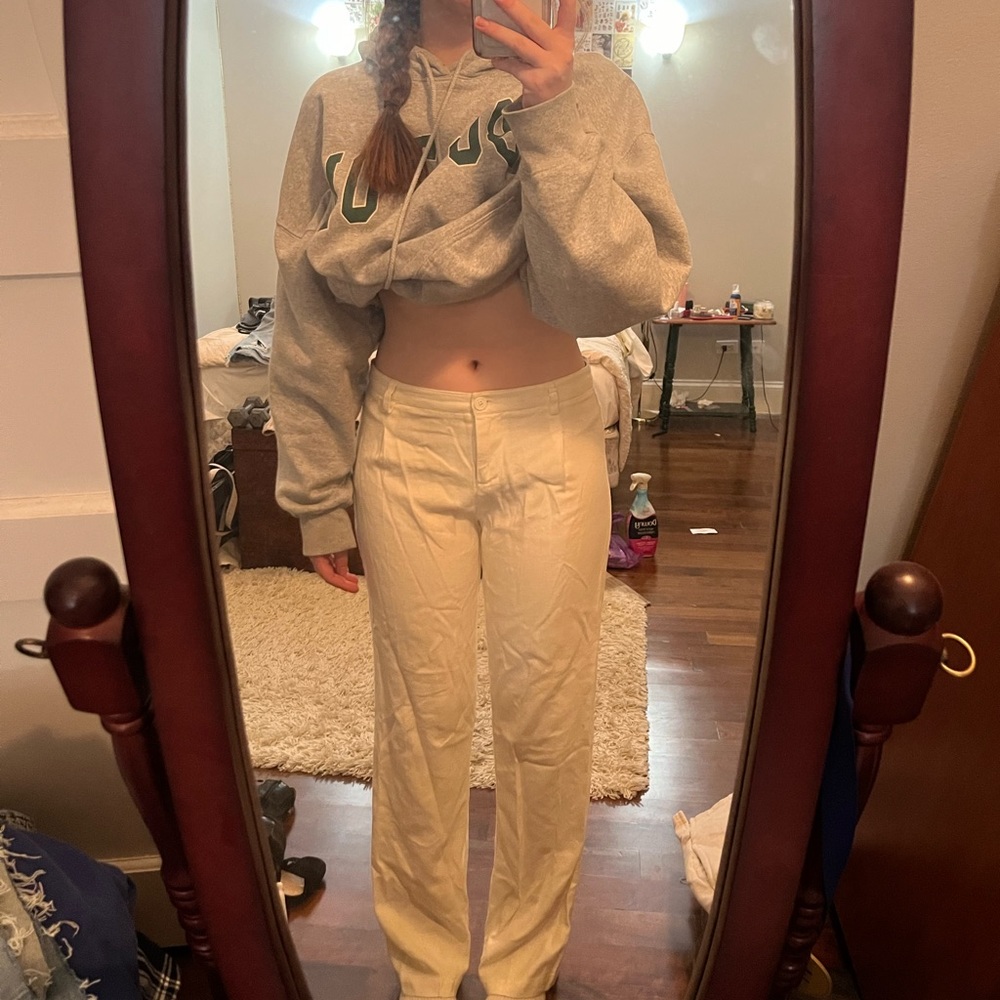 Brandy Melville Ivory Trousers